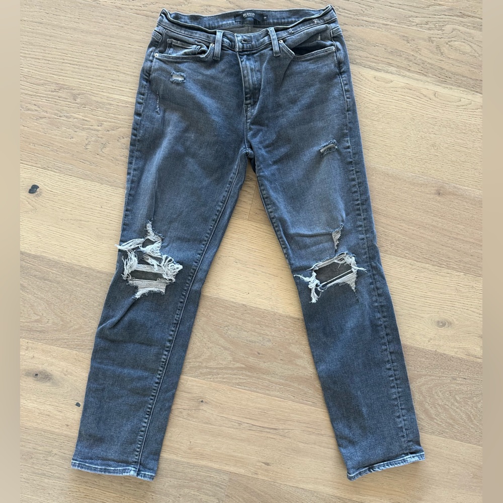 Hudson Nico Straight Denim (Grey)